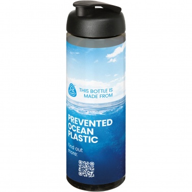 Logotrade Firmengeschenke das Foto: H2O Active® Eco Vibe 850 ml Sportflasche mit Klappdeckel