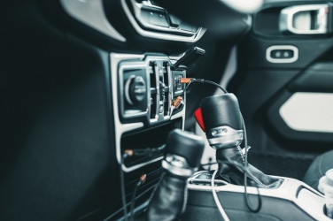 Logotrade Logogeschenke das Foto: Ohio 6-in-1-Kabel aus RCS zertifiziert recyceltem Kunststoff