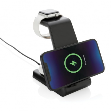 Logotrade Firmengeschenke das Foto: Urban Vitamin Fairfield 3-in-1 Charger aus RCS rPlastik