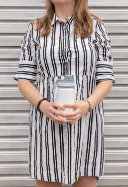 Logotrade Firmengeschenke das Foto: Sport Vakuum-Flasche aus Stainless Steel 550ml