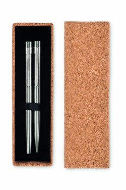 Logotrade werbemittel das Foto: Schreibgeräte-Set aus Edelstahl