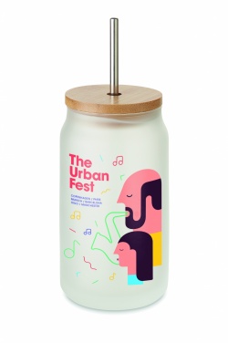 Logotrade Werbeartikel das Foto: Trinkglas Subli 400ml