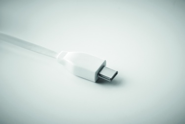 Logotrade Geschäftsgeschenke das Foto: Schlüsselring-Ladekabel 3in1