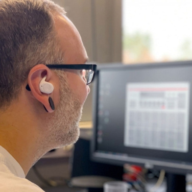 Logotrade Firmengeschenke das Foto: In-Ear-Kopfhörer WARSCHAU
