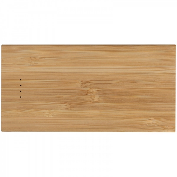 Logotrade Geschäftsgeschenke das Foto: Bambus-Powerbank KATOWICE