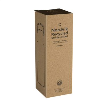 Logotrade Werbegeschenke das Foto: Nordvik RCS Recycled Steel 500 ml Trinkflasche