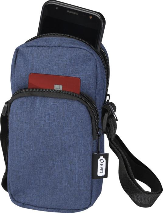 Logotrade Geschäftsgeschenke das Foto: Ross Handytasche aus recyceltem GRS-Material