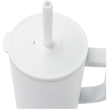 Logotrade Werbegeschenke das Foto: Brady 900 ml RCS-zertifizierter Isolierbecher mit Silikon Trinkhalm