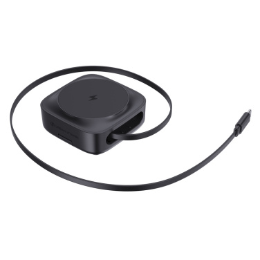 Logotrade Logogeschenke das Foto: Urban Vitamin Goleta 2-in-1 15W Magnetic Wireless Charger