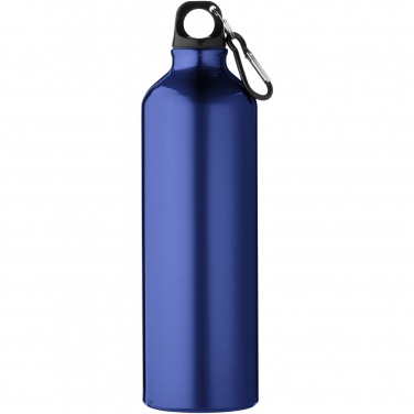 Logo trade promotional gifts picture of: Oregon 770 ml aluminium water bottle with carabiner