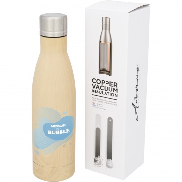 Logotrade promotional giveaways photo of: Vasa 500 ml wood-look copper vacuum insulated bottle