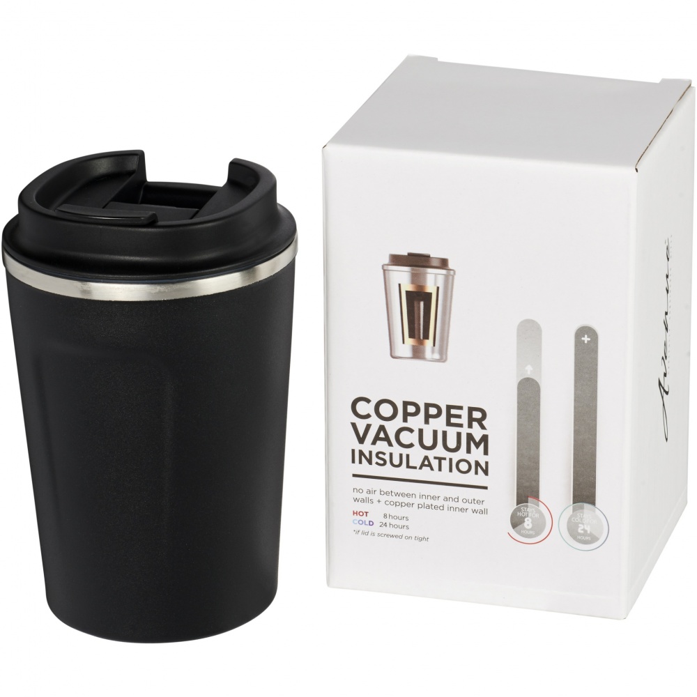Logo trade promotional merchandise image of: Leak-proof copper vacuum insulated tumbler Thor, 360 ml