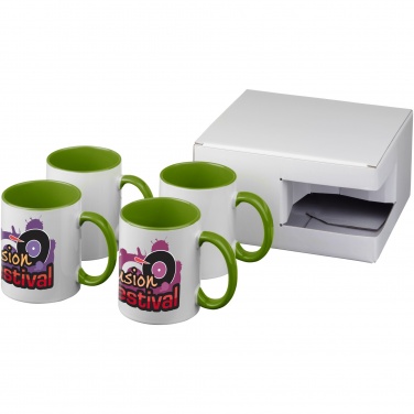 Logotrade promotional giveaway picture of: Ceramic sublimation mug 4-pieces gift set