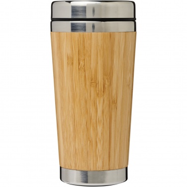 Logo trade advertising products picture of: Bambus 450 ml tumbler with bamboo outer