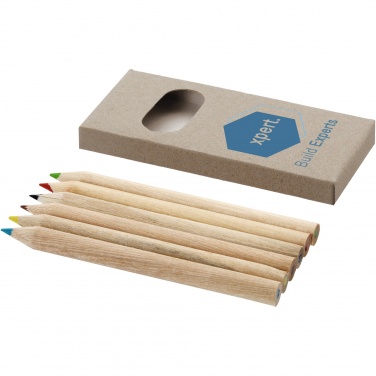 Logotrade promotional merchandise photo of: Ayola 6-piece coloured pencil set