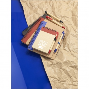 Logo trade promotional gifts image of: Priestly recycled notebook with pen