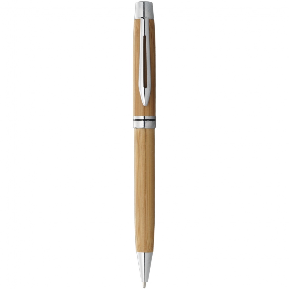 Logo trade promotional merchandise image of: Jakarta bamboo ballpoint pen