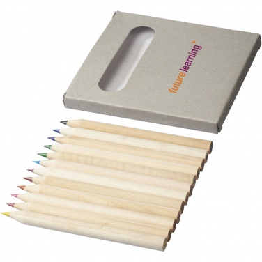 Logotrade promotional gift image of: Tallin 12-piece coloured pencil set