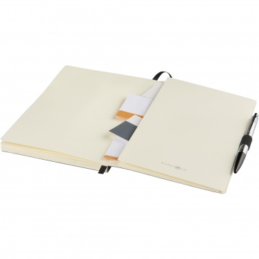 Logo trade promotional products image of: Revello A5 soft cover notebook
