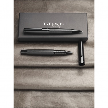 Logo trade promotional gifts picture of: Gloss duo pen gift set