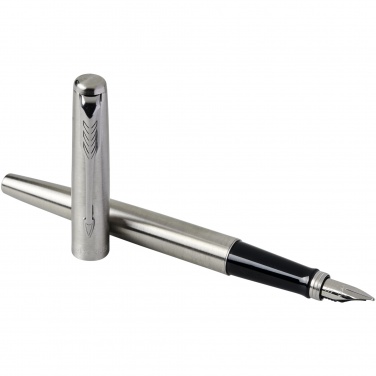 Logo trade promotional products picture of: Parker Jotter stainless steel fountain pen