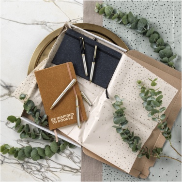 Logo trade promotional gifts picture of: Atlana leather pieces notebook