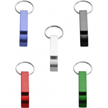 Logo trade promotional giveaway photo of: Tao bottle and can opener keychain