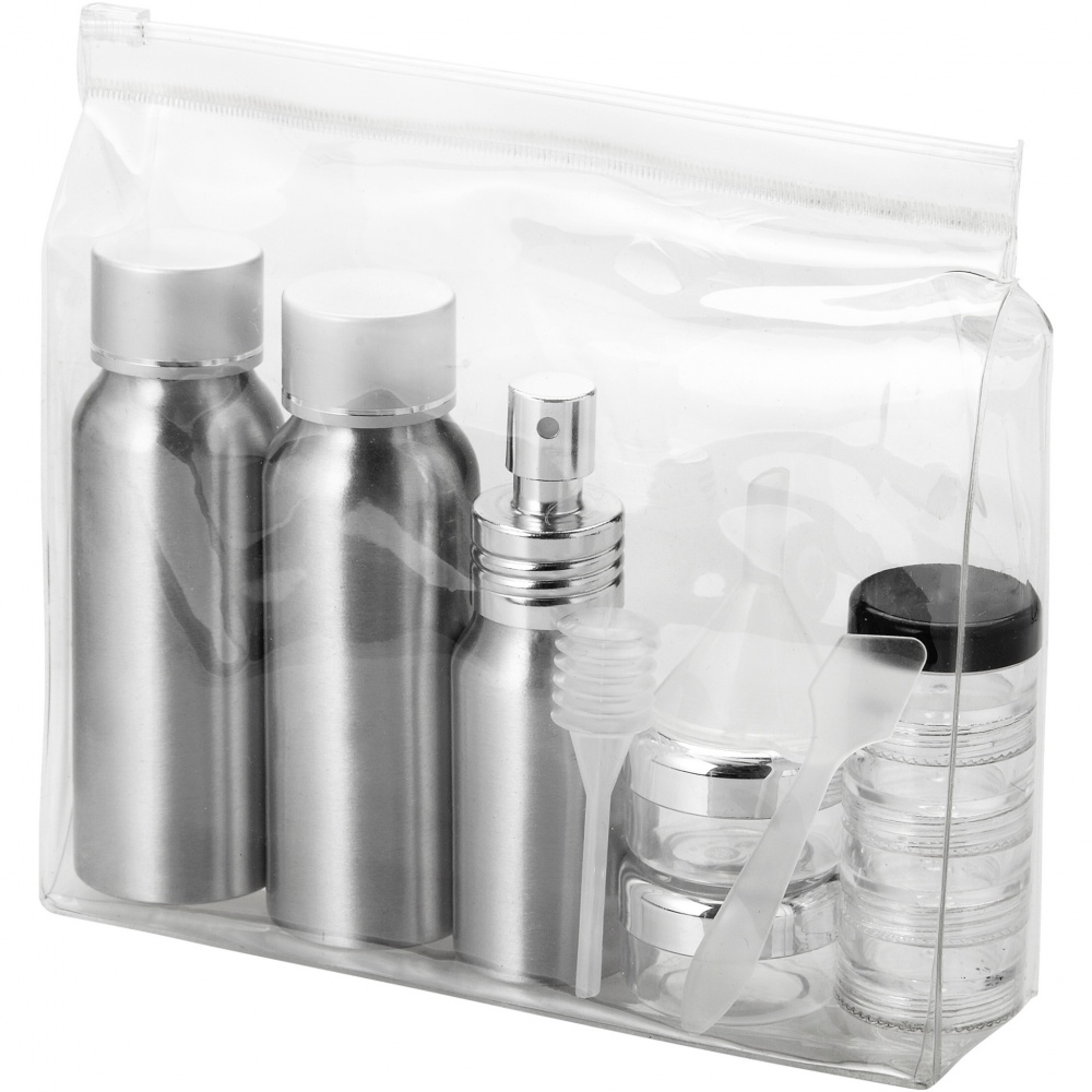 Logo trade promotional merchandise image of: Frankfurt airline approved travel bottle set