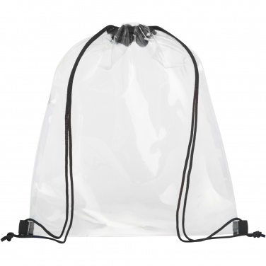 Logotrade corporate gift image of: Lancaster transparent drawstring bag 5L