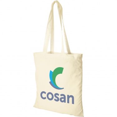 Logo trade promotional items image of: Peru 180 g/m² cotton tote bag 7L