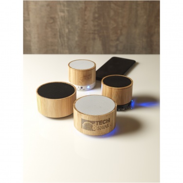 Logo trade corporate gift photo of: Cosmos bamboo Bluetooth® speaker