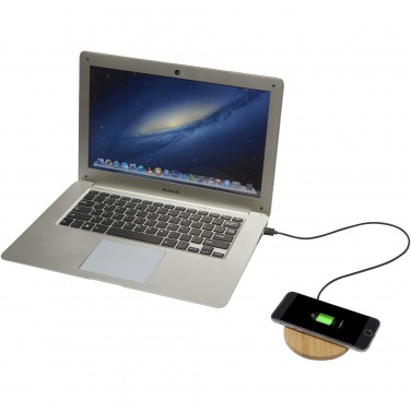 Logotrade corporate gift picture of: Essence 5W bamboo wireless charging pad
