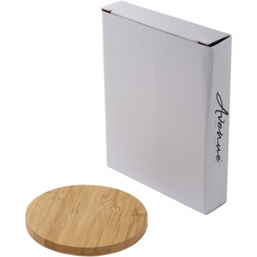 Logo trade promotional gifts image of: Essence 5W bamboo wireless charging pad