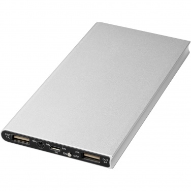Logotrade promotional merchandise picture of: Plate 8000 mAh aluminium power bank