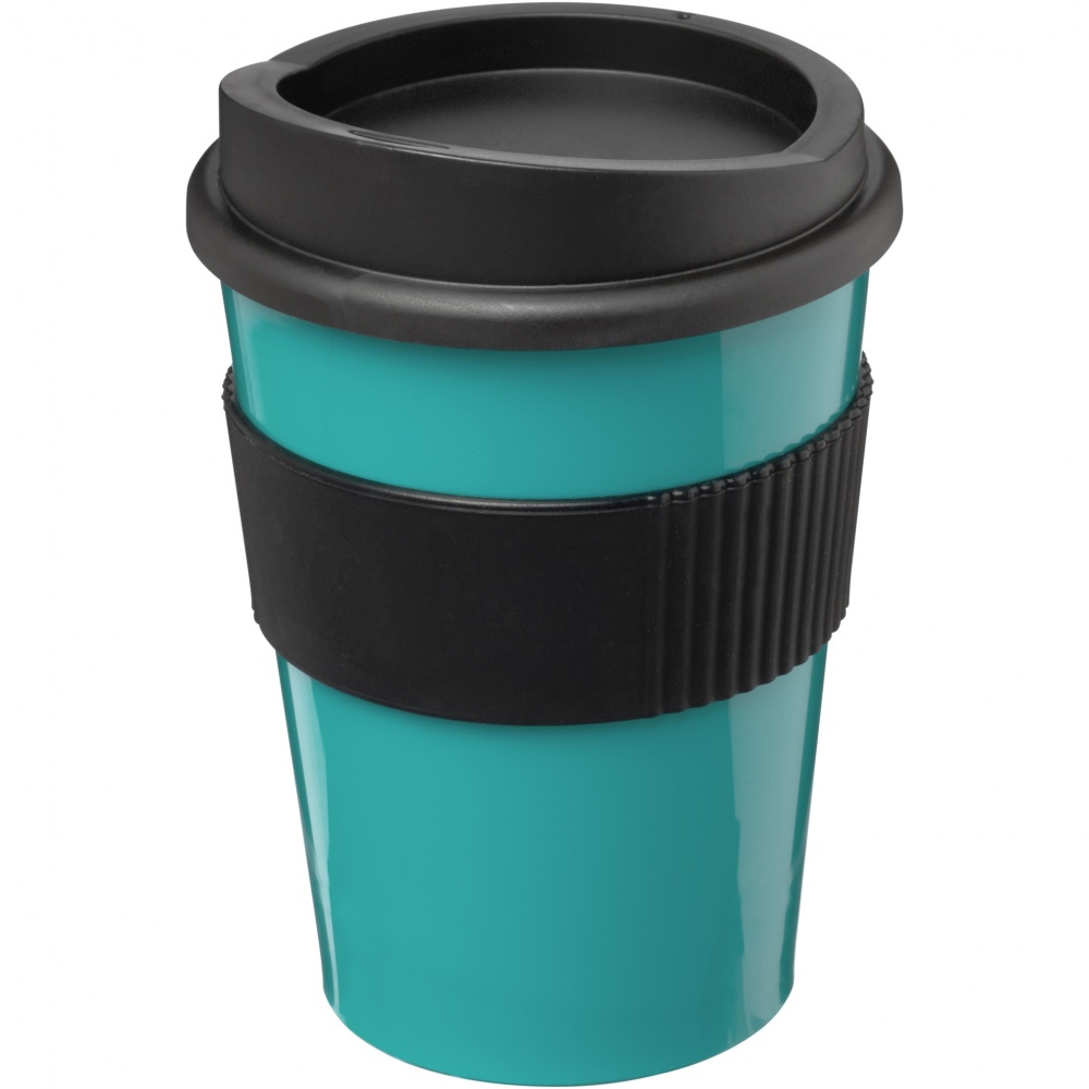 Logo trade business gifts image of: Americano® Medio 300 ml tumbler with grip