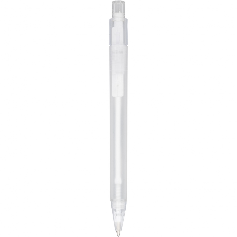 Logo trade promotional giveaway photo of: Calypso frosted ballpoint pen