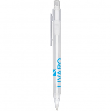 Logo trade promotional products picture of: Calypso frosted ballpoint pen