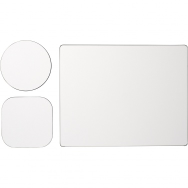 Logo trade advertising products picture of: Brite-Mat® mouse mat and coaster set combo 1