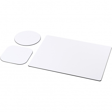 Logotrade promotional product picture of: Brite-Mat® mouse mat and coaster set combo 1