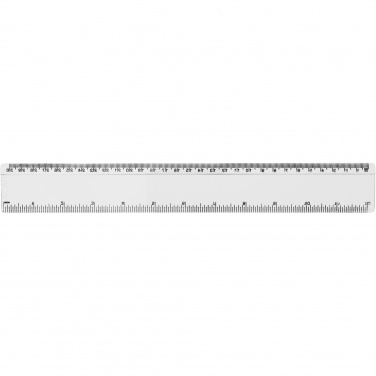 Logo trade promotional items picture of: Renzo 30 cm plastic ruler