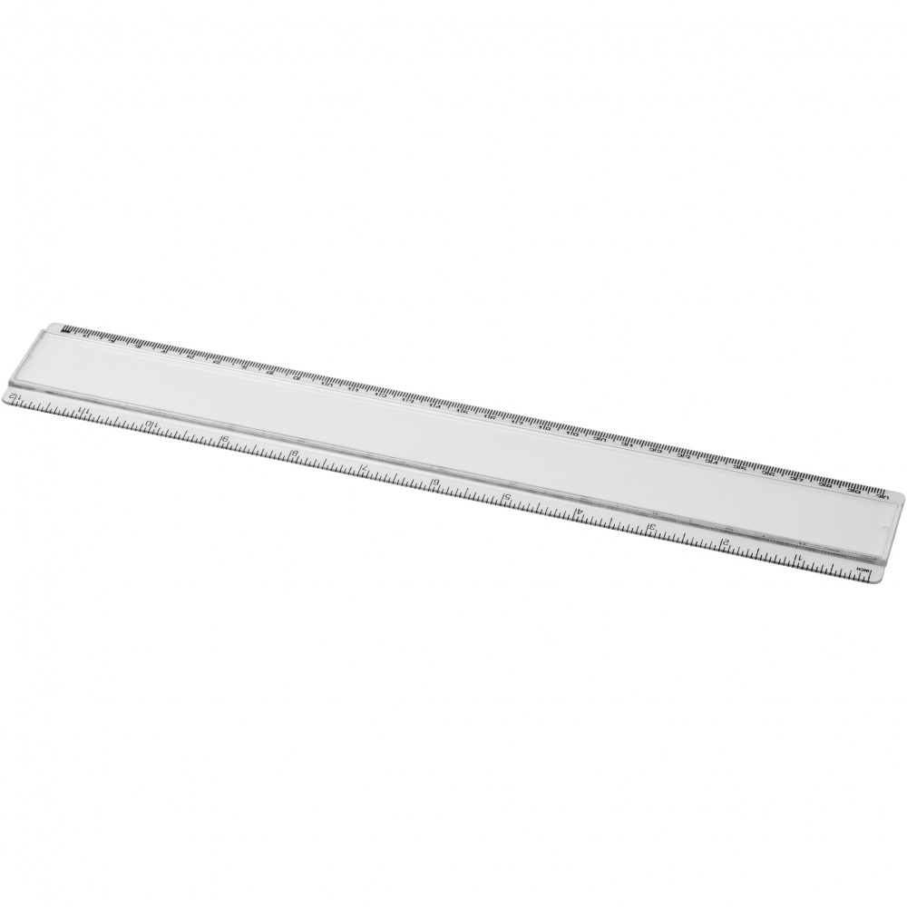 Logotrade promotional product picture of: Ellison 30 cm plastic insert ruler