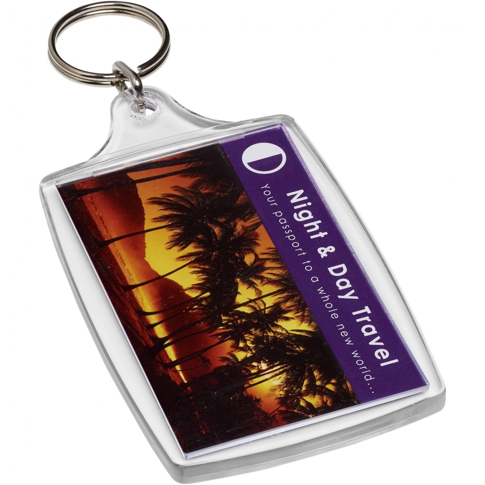 Logo trade promotional products image of: Orca L4 large keychain