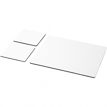 Logotrade promotional giveaway image of: Q-Mat® mouse mat and coaster set combo 3