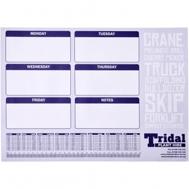 Logo trade promotional merchandise photo of: Desk-Mate® A2 notepad