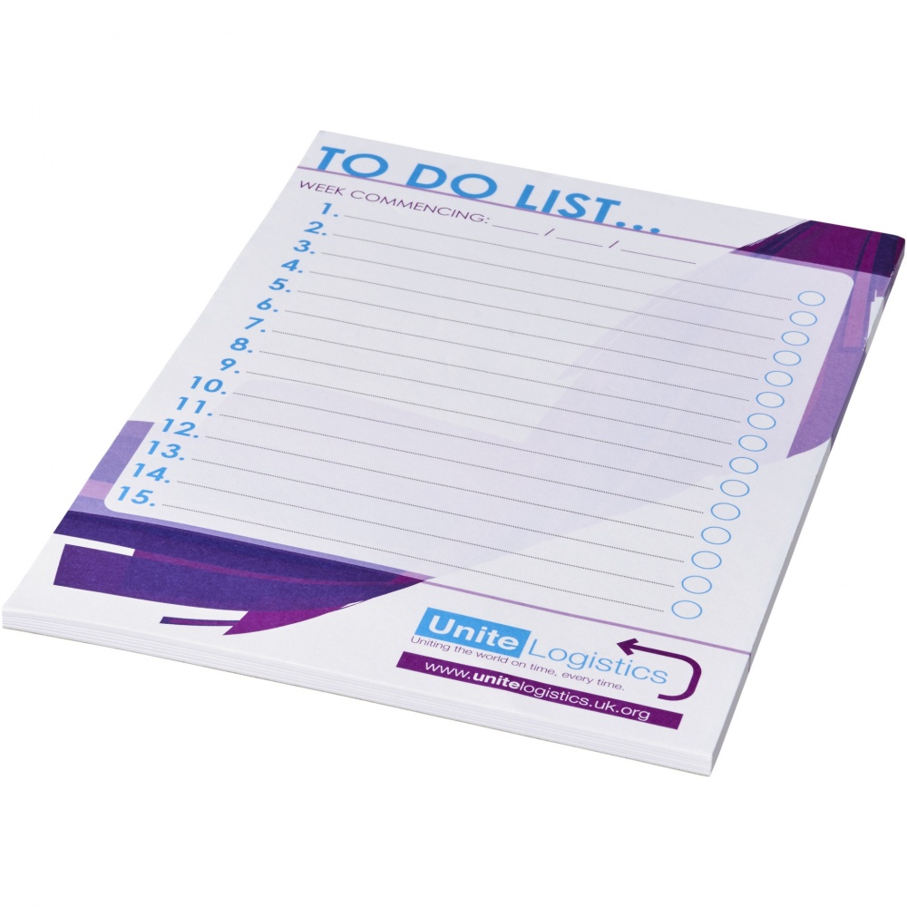 Logo trade corporate gifts image of: Desk-Mate® A5 notepad
