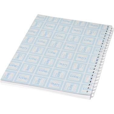 Logo trade promotional merchandise picture of: Desk-Mate® spiral A4 notebook