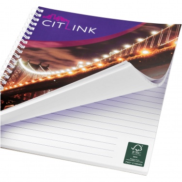 Logo trade promotional products picture of: Desk-Mate® A5 spiral notebook