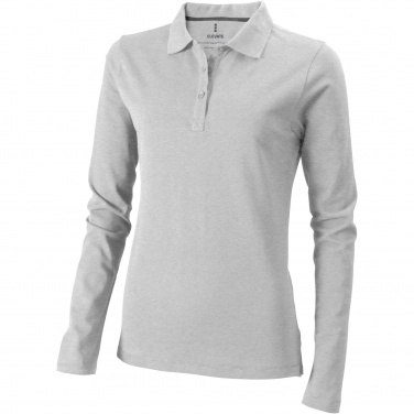 Logotrade corporate gift picture of: Oakville long sleeve women's polo