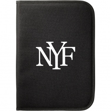 Logo trade promotional merchandise picture of: Berkely A4 zippered portfolio