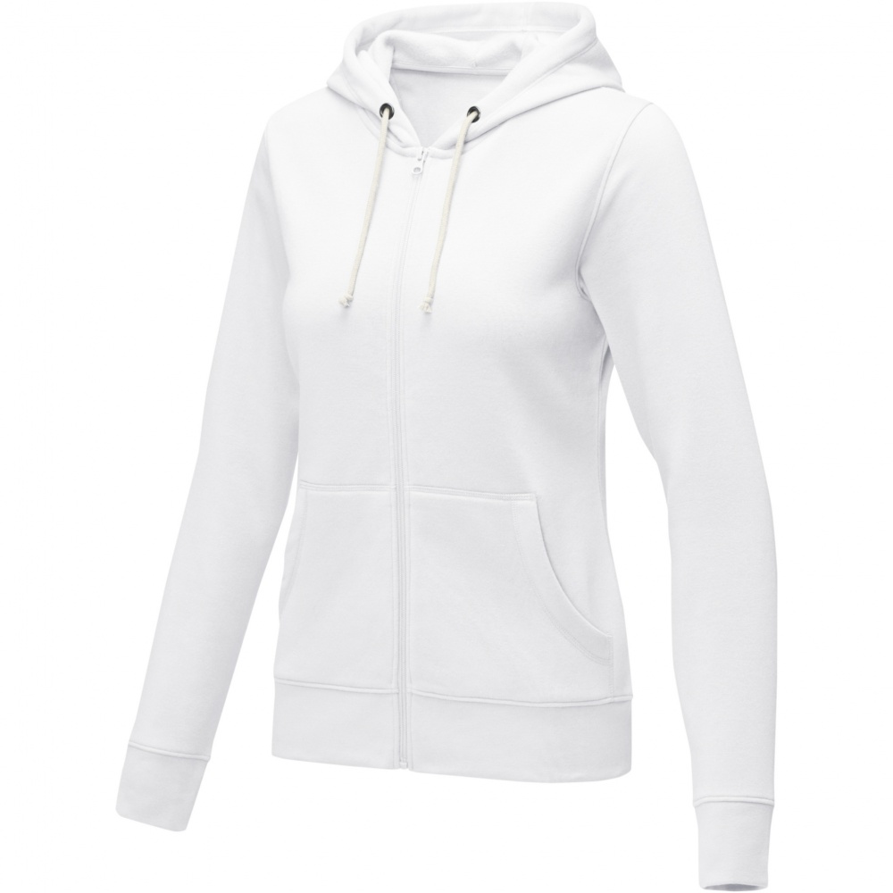 Logo trade promotional giveaways image of: Theron women’s full zip hoodie